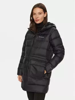 Пуховик стандартного кроя Columbia, черный