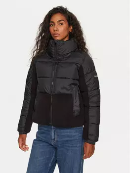 Пуховик стандартного кроя Columbia, черный