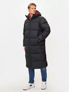 Пуховик стандартного кроя Columbia, черный