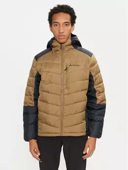 Пуховик стандартного кроя Columbia, коричневый