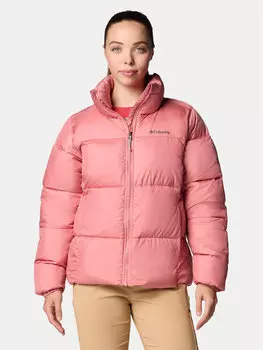 Пуховик стандартного кроя Columbia, розовый
