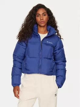 Пуховик стандартного кроя Columbia, синий