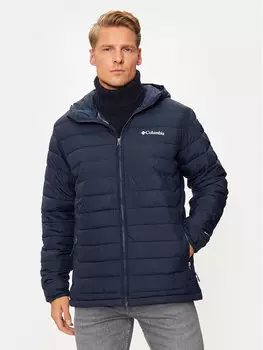 Пуховик стандартного кроя Columbia, синий