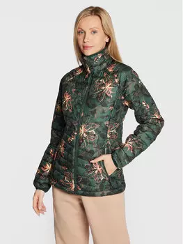 Пуховик стандартного кроя Columbia, зеленый