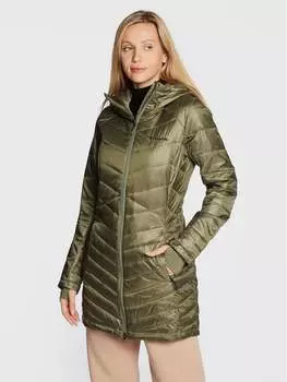 Пуховик стандартного кроя Columbia, зеленый