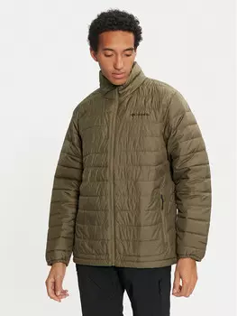 Пуховик стандартного кроя Columbia, зеленый