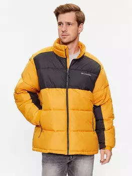 Пуховик стандартного кроя Columbia, желтый