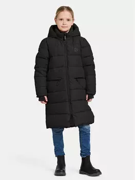 Пуховик стандартного кроя Didriksons, черный