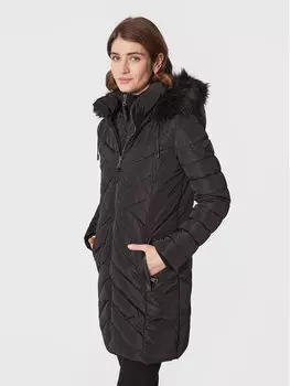 Пуховик стандартного кроя Dkny, черный
