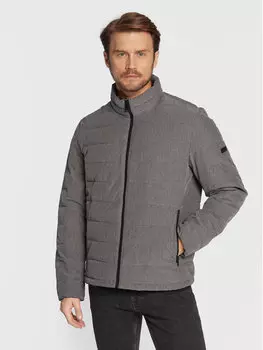 Пуховик стандартного кроя Dkny, серый