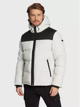 Пуховик стандартного кроя Dkny, серый