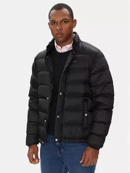Пуховик стандартного кроя DM0DM21937 Tommy Jeans, черный
