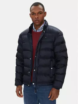 Пуховик стандартного кроя DM0DM21937 Tommy Jeans, синий