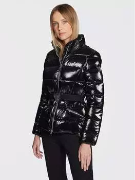 Пуховик стандартного кроя Ea7 Emporio Armani, черный