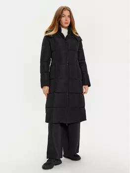 Пуховик стандартного кроя Ea7 Emporio Armani, черный