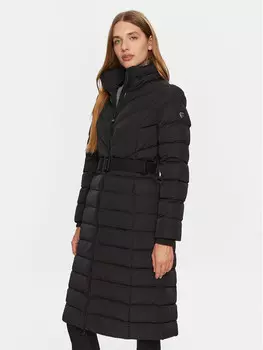 Пуховик стандартного кроя Ea7 Emporio Armani, черный