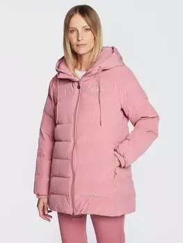 Пуховик стандартного кроя Ea7 Emporio Armani, розовый