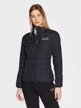 Пуховик стандартного кроя Ea7 Emporio Armani, синий
