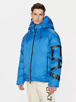 Пуховик стандартного кроя Ea7 Emporio Armani, синий