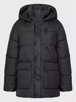 Пуховик стандартного кроя Ecoalf, черный