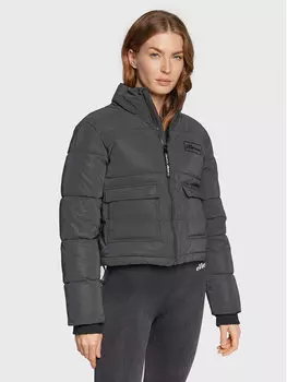 Пуховик стандартного кроя Ellesse, черный