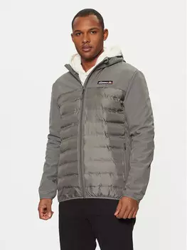 Пуховик стандартного кроя Ellesse, серый