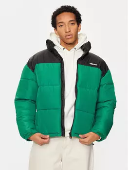 Пуховик стандартного кроя Ellesse, зеленый