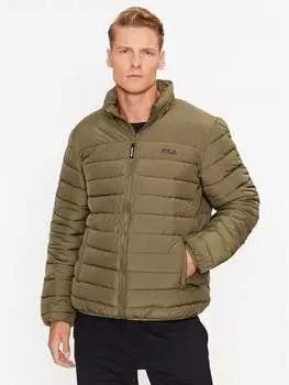 Пуховик стандартного кроя Fila, зеленый