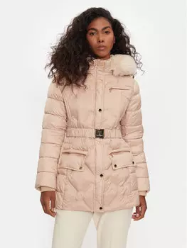 Пуховик стандартного кроя Fracomina, бежевый