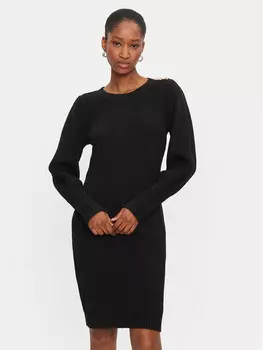 Пуховик стандартного кроя Fracomina, черный