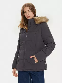 Пуховик стандартного кроя Fransa, черный