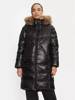 Пуховик стандартного кроя Frieda & Freddies, черный