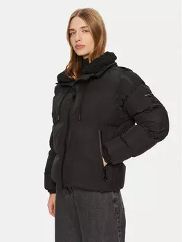 Пуховик стандартного кроя Frieda & Freddies, черный