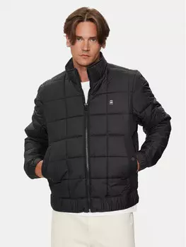 Пуховик стандартного кроя G-Star Raw, черный