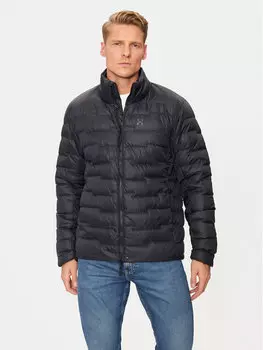 Пуховик стандартного кроя Haglfs, черный