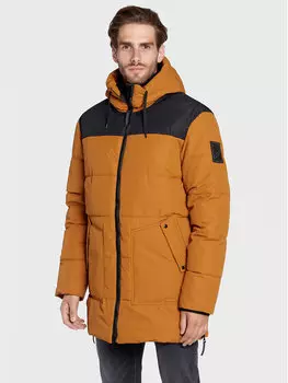 Пуховик стандартного кроя Halti, коричневый