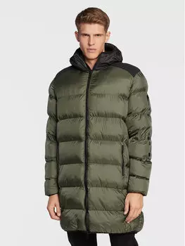 Пуховик стандартного кроя Head, зеленый