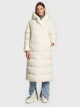 Пуховик стандартного кроя Hetreg, экрю