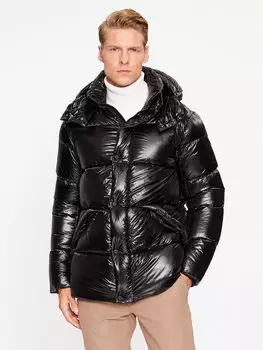 Пуховик стандартного кроя Hetreg, черный