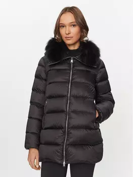 Пуховик стандартного кроя Hetreg, черный