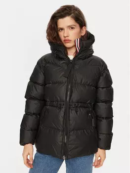 Пуховик стандартного кроя Hunter, черный