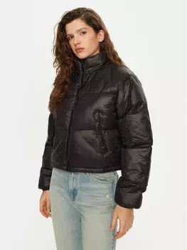 Пуховик стандартного кроя Hunter, черный