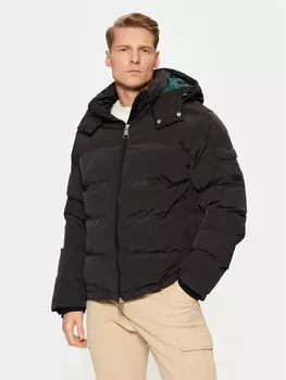 Пуховик стандартного кроя Hunter, черный