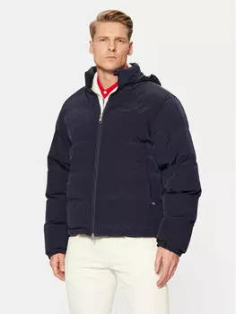 Пуховик стандартного кроя Hunter, синий