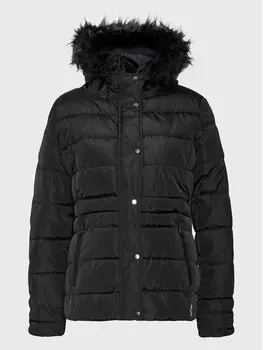 Пуховик стандартного кроя Hype, черный