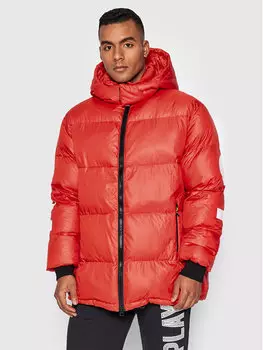Пуховик стандартного кроя Ice Play, красный