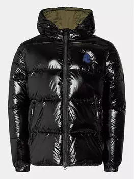 Пуховик стандартного кроя Invicta, черный