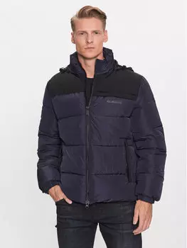 Пуховик стандартного кроя Invicta, синий