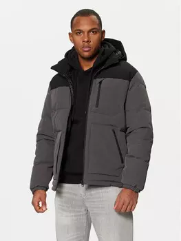 Пуховик стандартного кроя Jack&Jones, серый