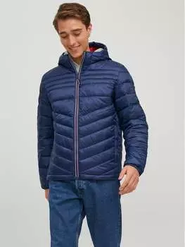 Пуховик стандартного кроя Jack&Jones, синий